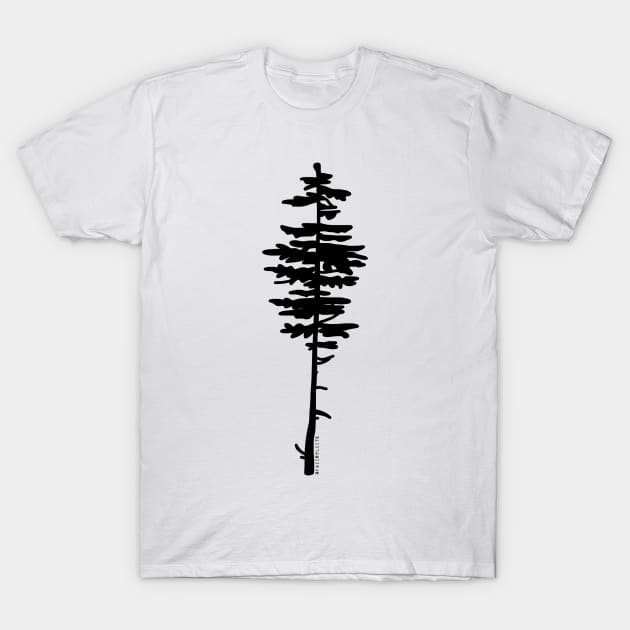 Pine Tree T-Shirt by faiiryliite